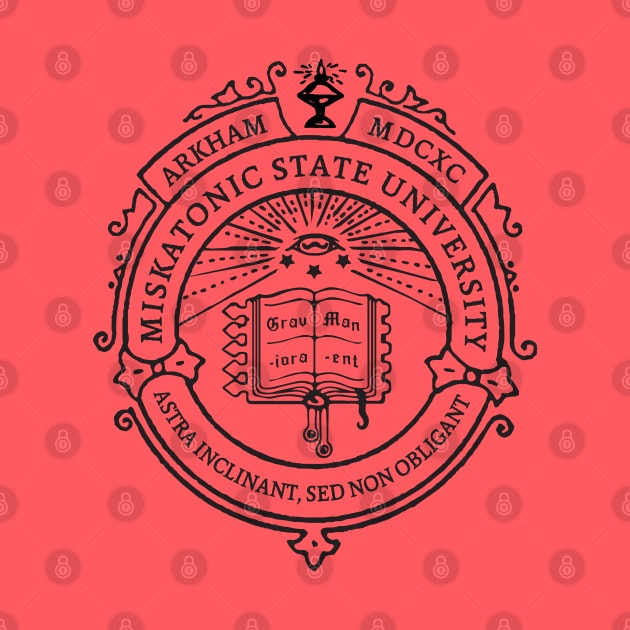 Miskatonic State University Seal by CthulhuForAmerica