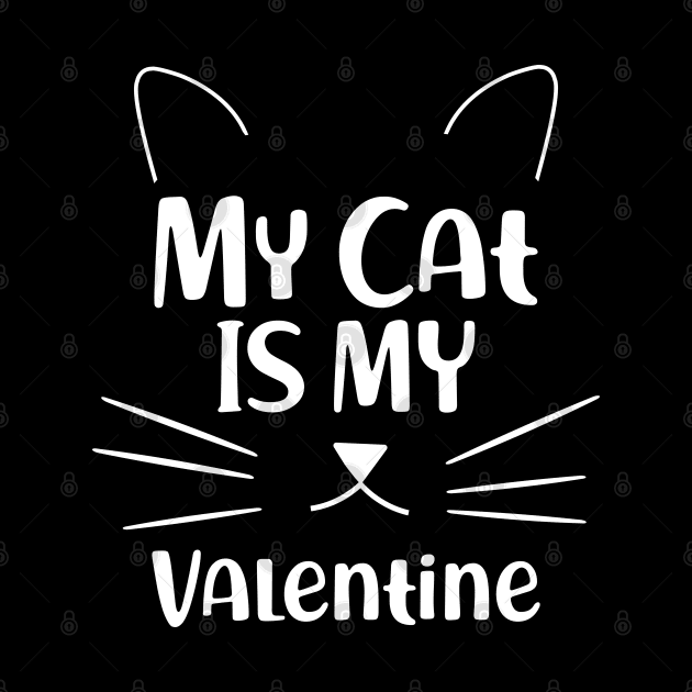 Cat - My Cat is my valentine by KC Happy Shop