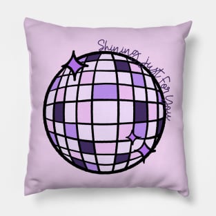 Mirror Ball Disco Ball Pillow