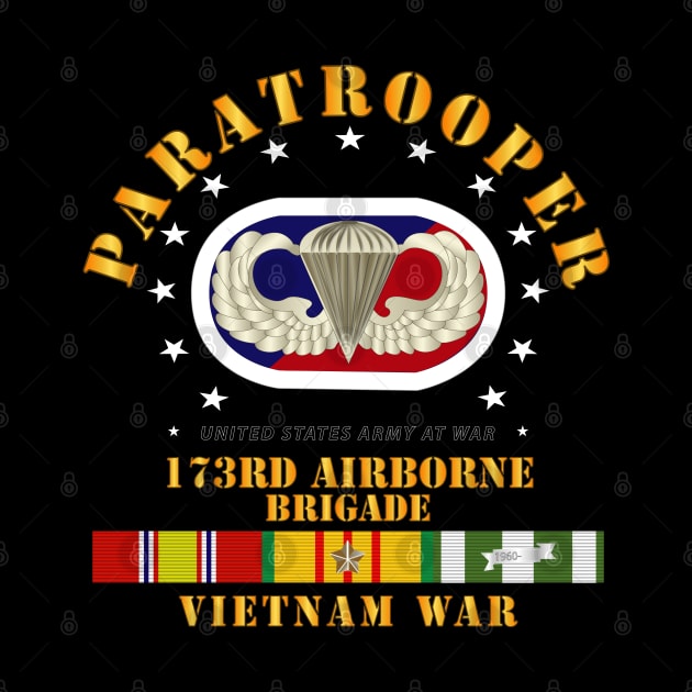 173rd Airborne Bde Oval w Paratrooper w VN SVC by twix123844