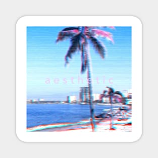 aesthetic palm Puerto Vallarta VHS Magnet