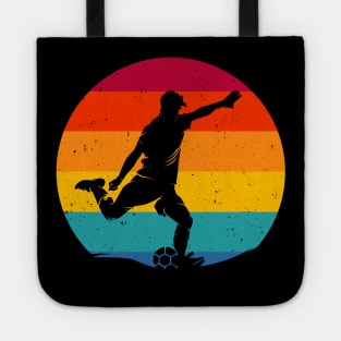 Soccer Retro Vintage Soccer Player Gift Tote