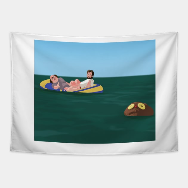 Rum Ham Tapestry by SteveMartzArt