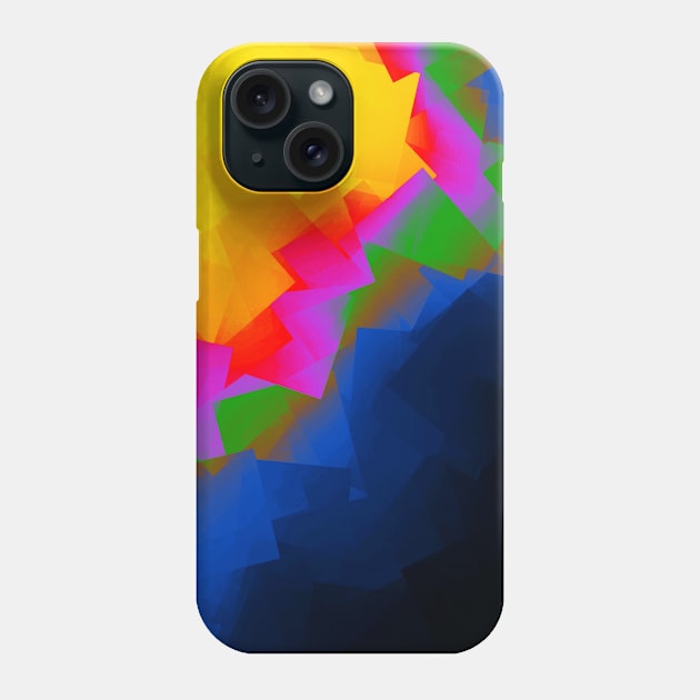 Philadelphia Pride Abstract Geometric Radiance Phone Case by VernenInk