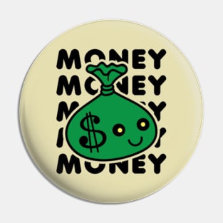 Funny Money bag Pin