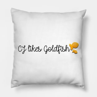 West Wing CJ likes Goldfish Pillow