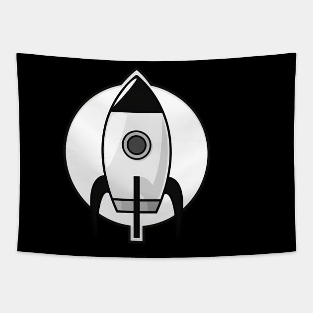 Blast Off Tapestry by DigitalinkMcr