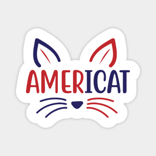 American cat Magnet