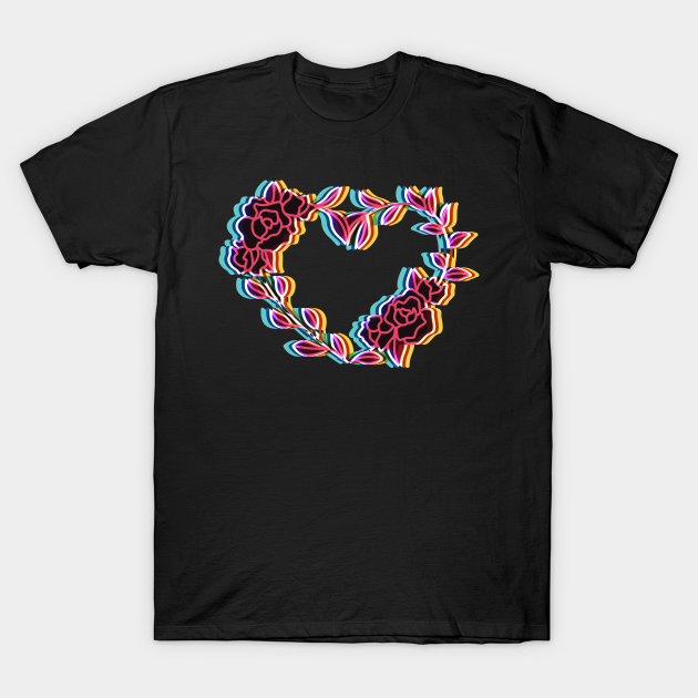 Surreal Rose Of Heart - Rose Of Heart - T-Shirt