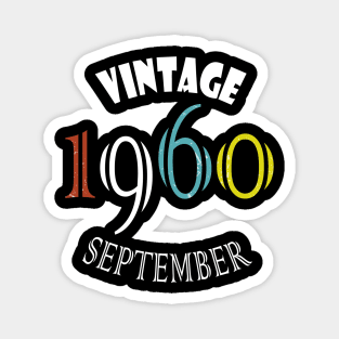 1960 September Vintage Magnet