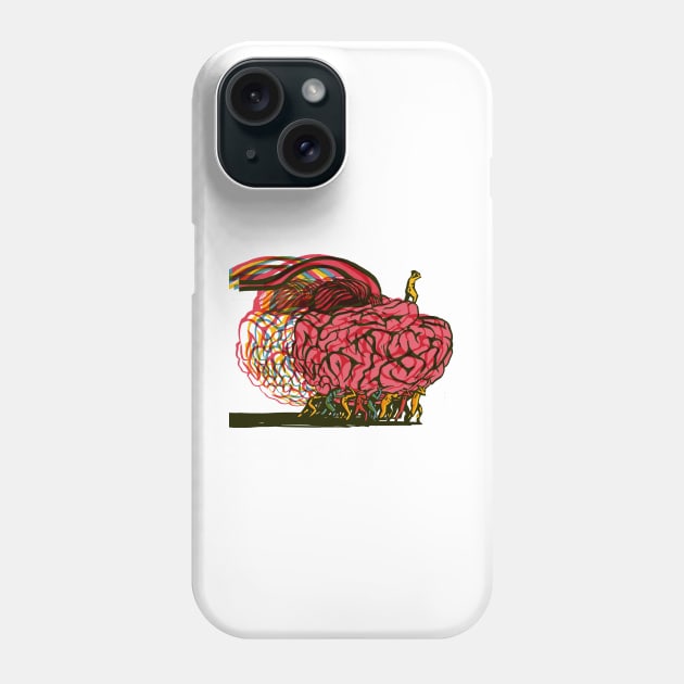 Community brainstorm Phone Case by A N Illustration