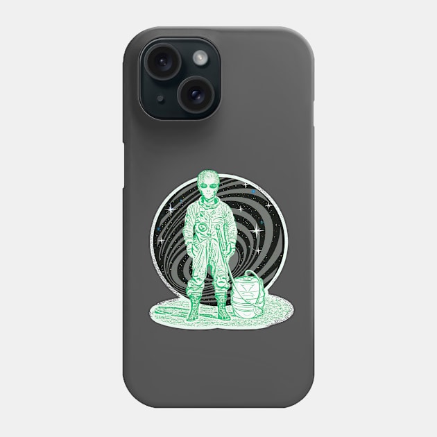 Alien Earth Day Kegger Phone Case by PalmGallery