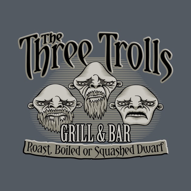 The Three Trolls by DoodleDojo