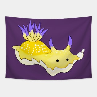 Yellow Nudibranch Dude-i-branch Tapestry