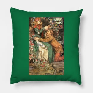 Natural Magic - Eleanor Fortescue Brickdale Pillow