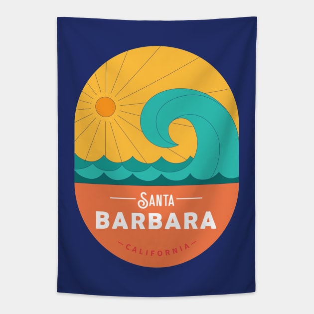 Santa Barbara Tapestry by Mark Studio