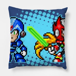 Mega Man X and Zero Pixel Pillow