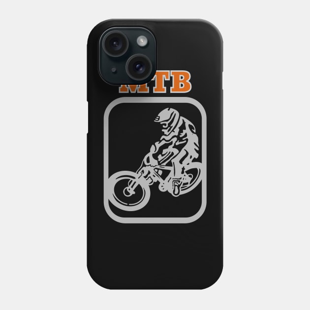 Downhill Mountain Bike Phone Case by mailboxdisco