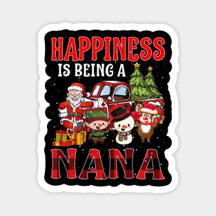 Happiness Is Being A Nana Christmas Magnet