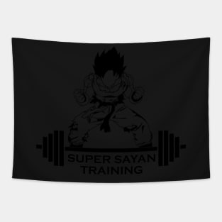 super sayan training Tapestry