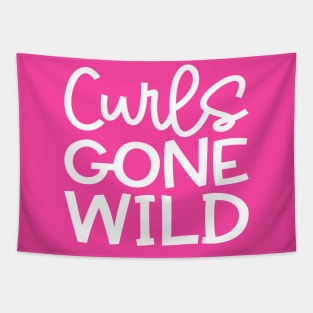 Curls Gone Wild Hairstylist Curly Hair Cute Tapestry