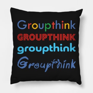 Tech Media Groupthink Pillow