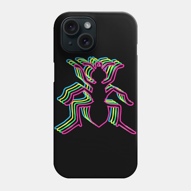 Ant 80s Neon Phone Case by Nerd_art