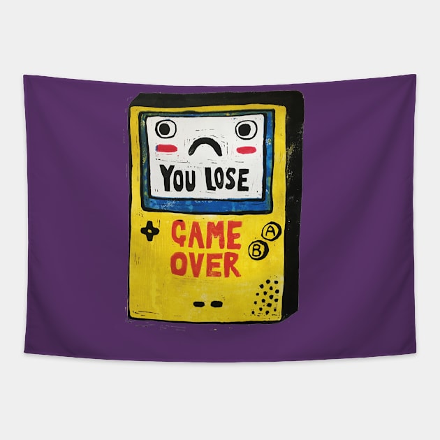 Game Over Tapestry by saif