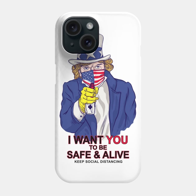 I WANT YOU Phone Case by ALFBOCREATIVE