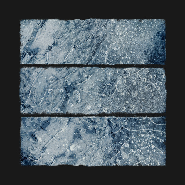 Disover Frozen Ground Triptych - Abstract Designs - T-Shirt