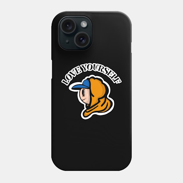 Love yourself Phone Case by Design Ink Studio