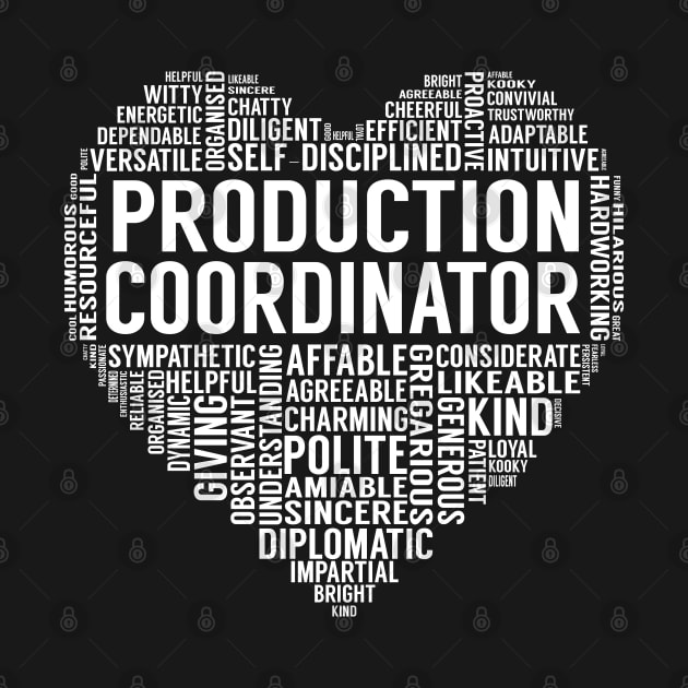 Production Coordinator Heart by LotusTee