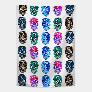 Colorful Skulls Pattern Tapestry