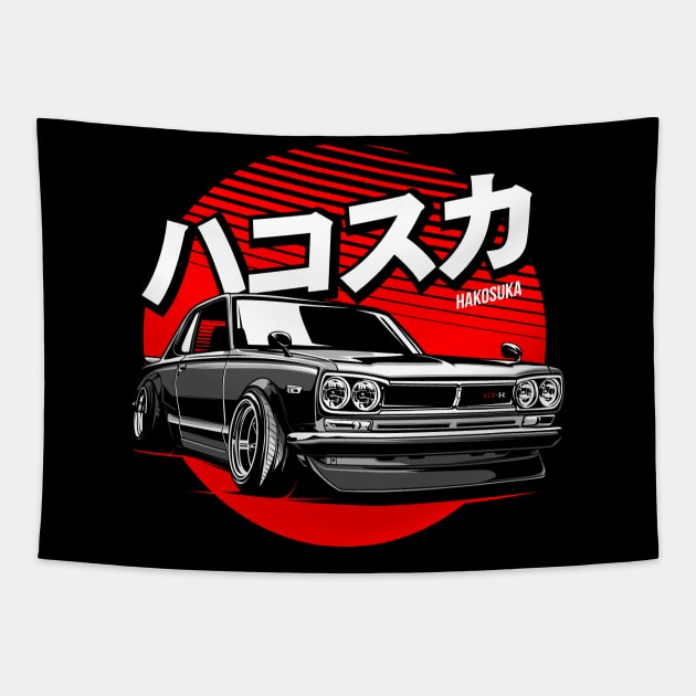 HAKOSUKA - Nissan Skyline GTR Tapestry by rizadeli