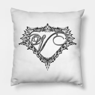 Super Sleek Style V Symbol Pillow