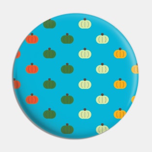 Mini Autumnal Pumpkins Pattern Pin