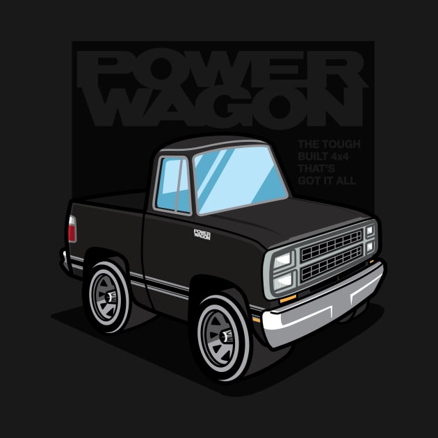 Black - Power Wagon (1980) by jepegdesign