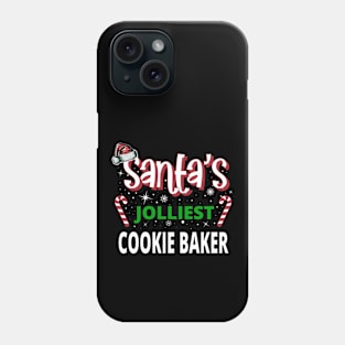 Santa's Jolliest Cookie Baker - Merry Xmas For Funny Christmas Phone Case