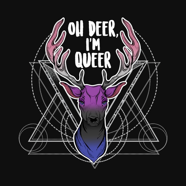 Genderfluid Oh Deer I'm Queer by Psitta