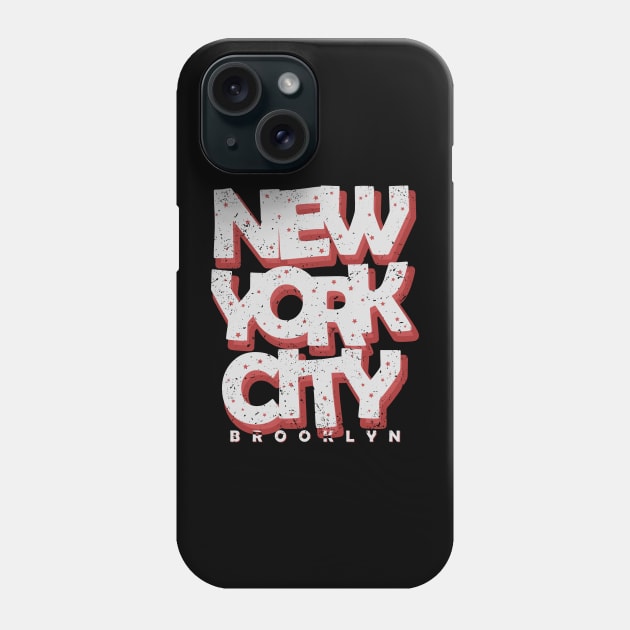 New York City Brooklyn Phone Case by Alouna