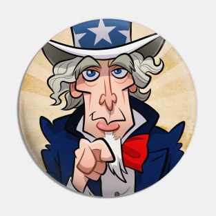 Uncle Sam Pin