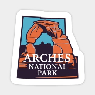 Utah Arches National Park US Treasure Magnet