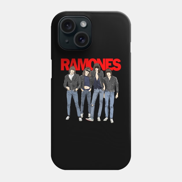 ramones Phone Case by small alley co