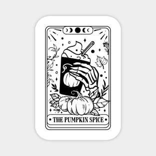 The Pumpkin Spice Tarot Card Magnet