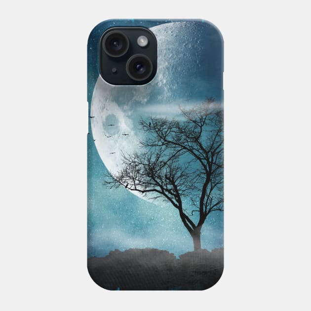 Moon Blues Phone Case by DyrkWyst