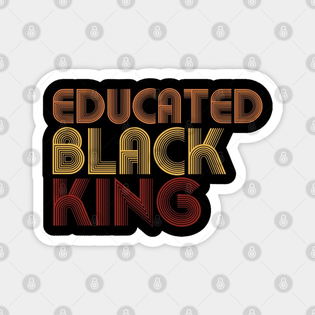 educated black king Magnet by BaderAbuAlsoud