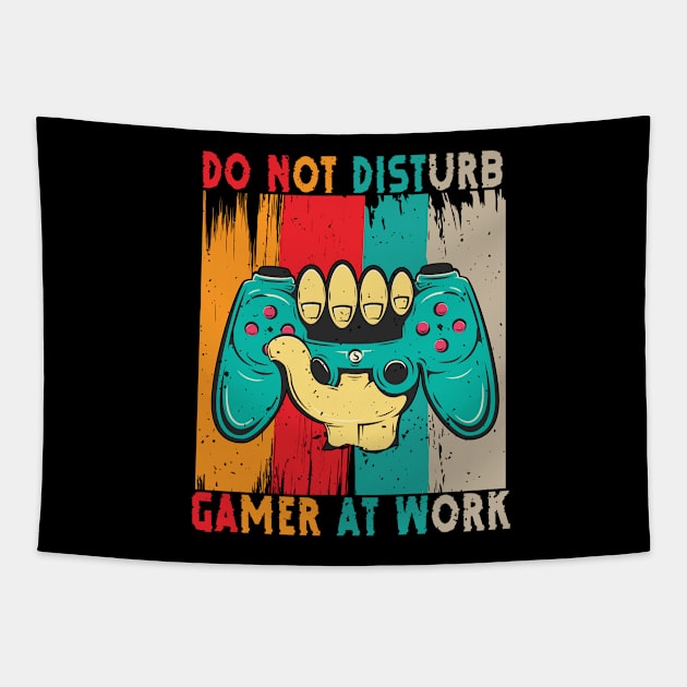 do not disturb gamer at work Tapestry by safi$12