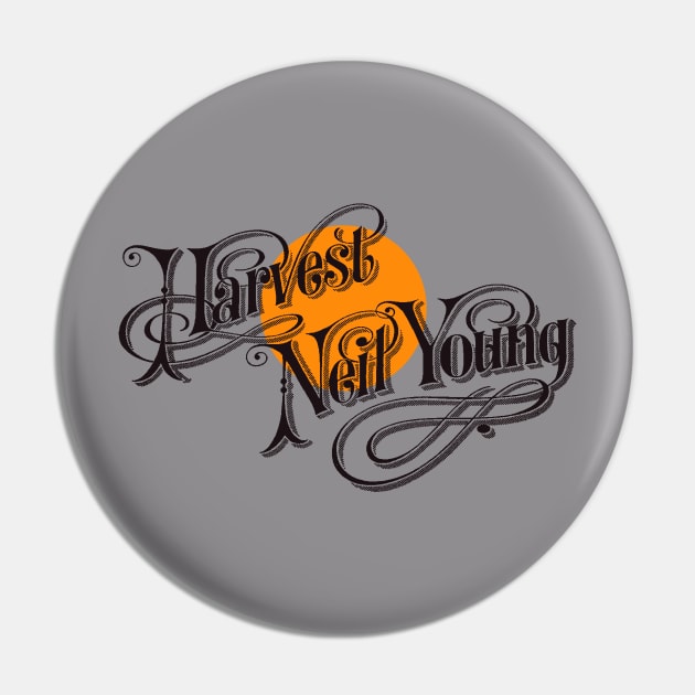 Neil Young Harvest Classic Pin by Army Of Vicious