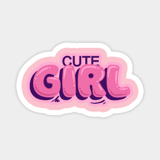 cute girl Magnet