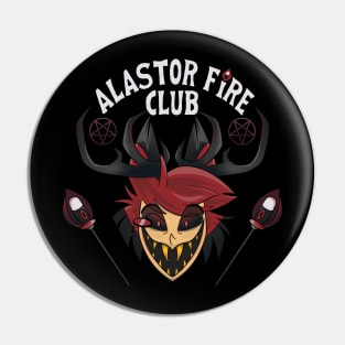 Alastor fire club Pin